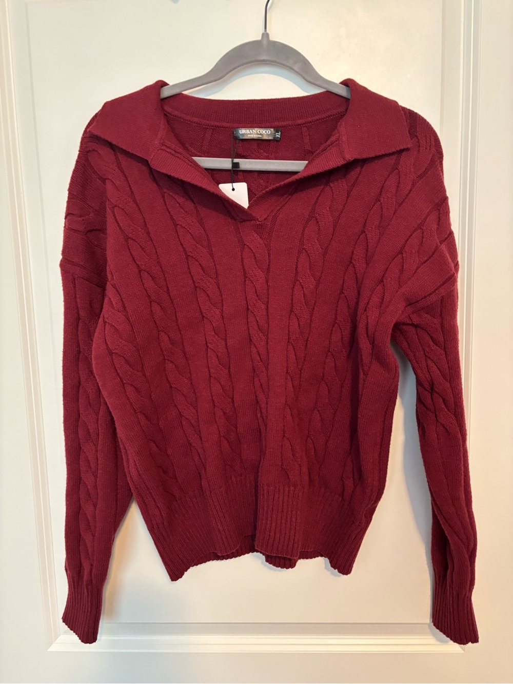 Urban Coco Deep Maroon Sweater